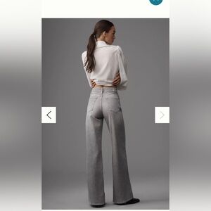 7 For All Mankind Women's Gray Flare Jeans